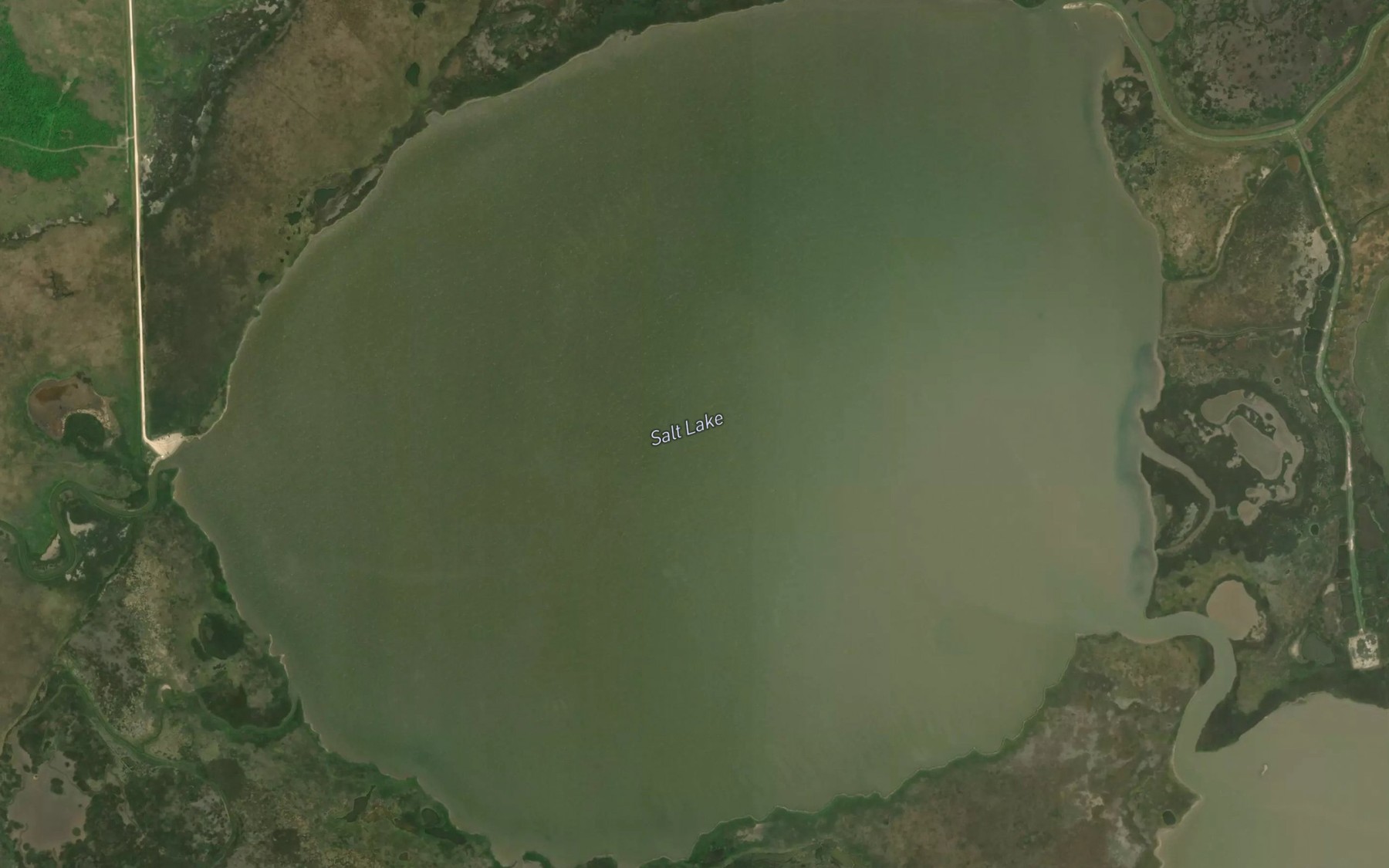Satellite map of the Salt Lake