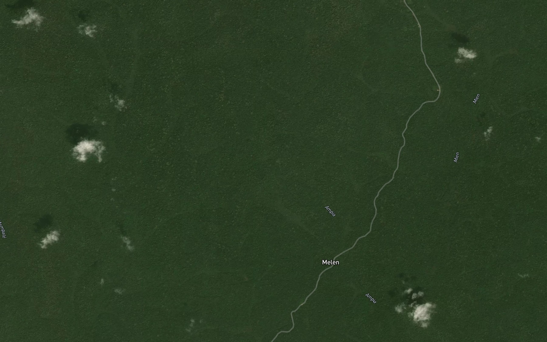 Satellite map of the Ampia