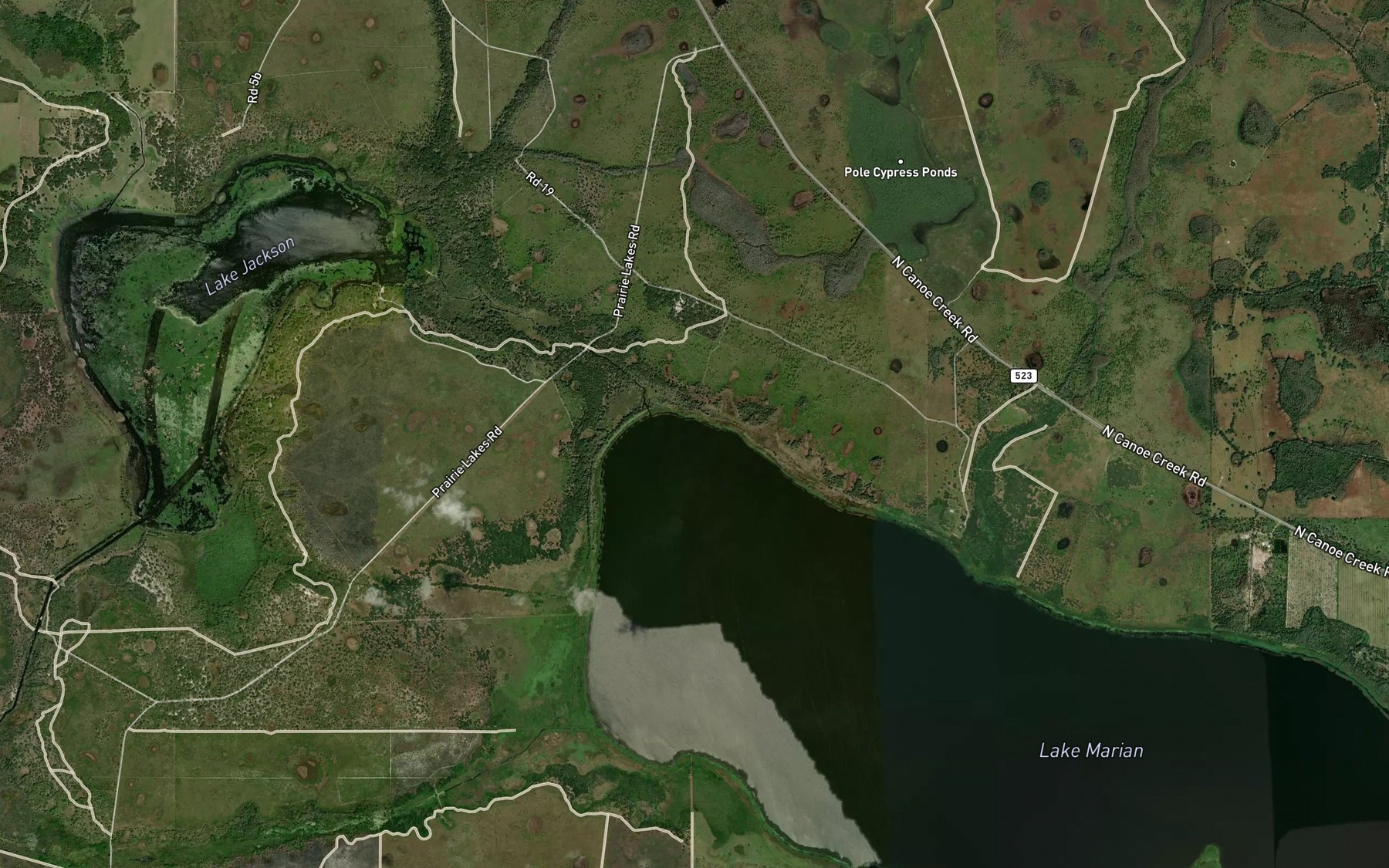 Satellite map of the Spot 4