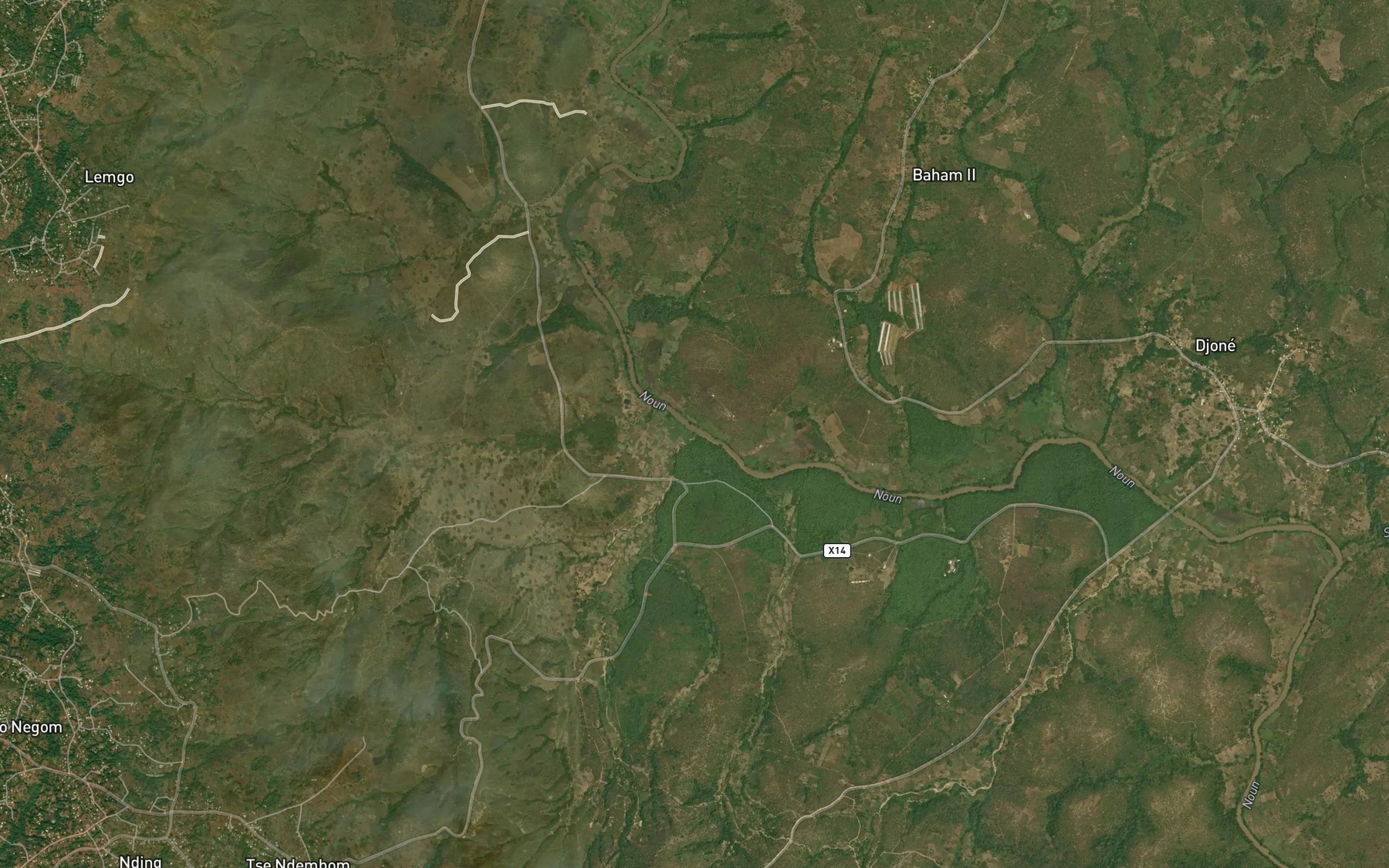 Satellite map of the Fembe