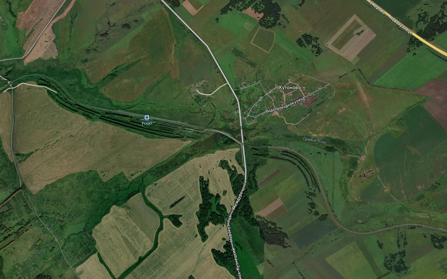 Satellite map of the Kadzagay