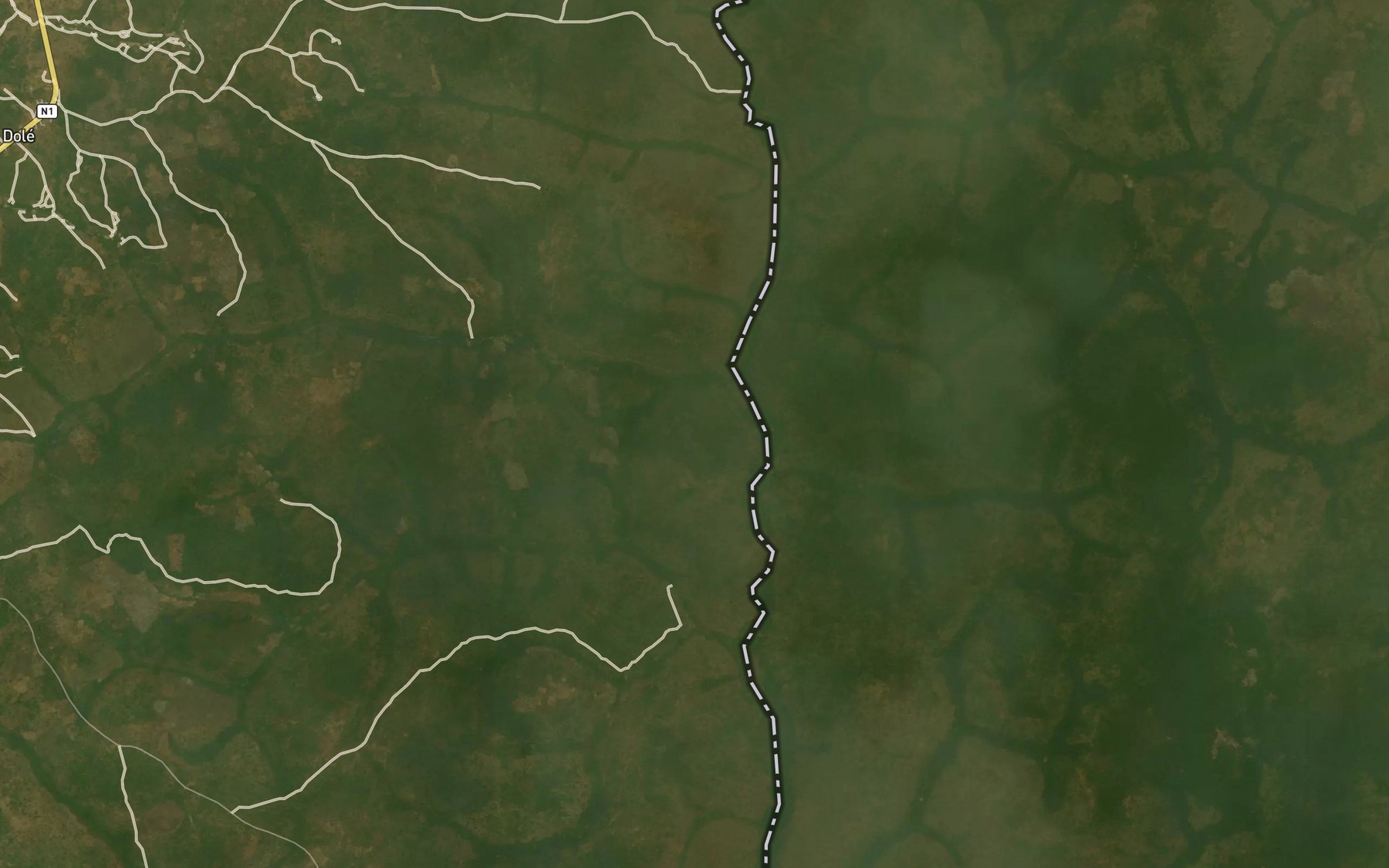Satellite map of the Ouri