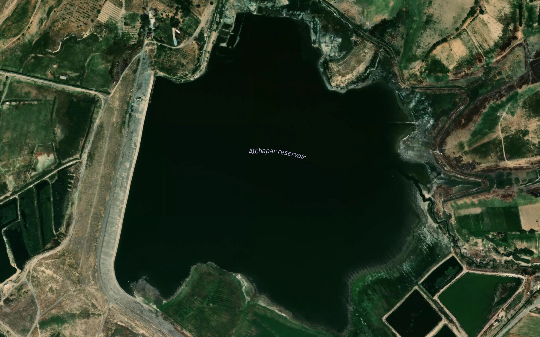 Satellite map of the Otchopar Suv Ombori