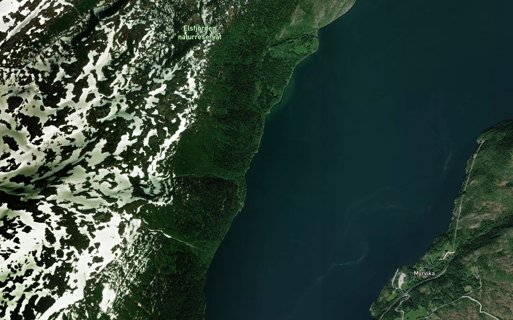 Satellite map of the Kuvika
