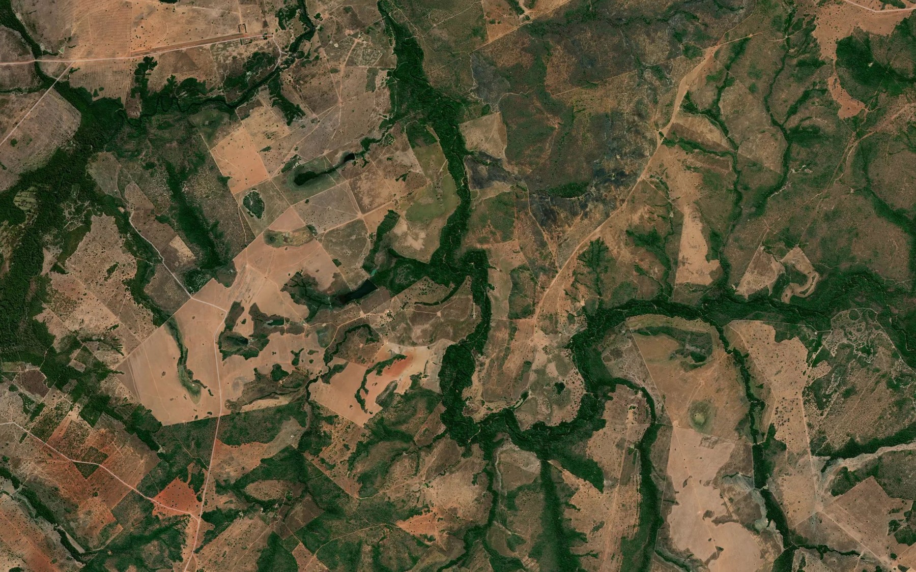 Satellite map of the Corrego das Lajes