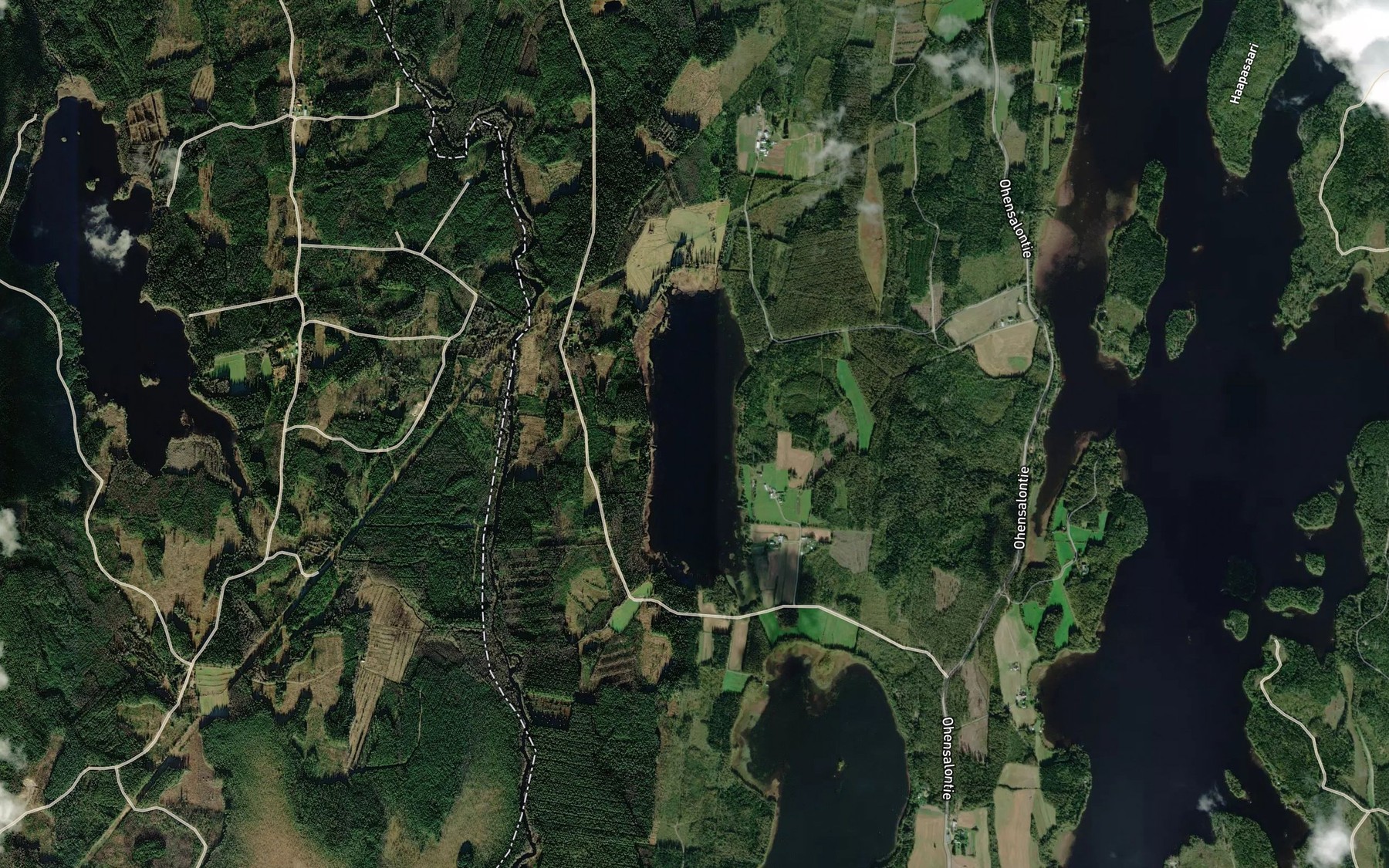 Satellite map of the Patisenlampi