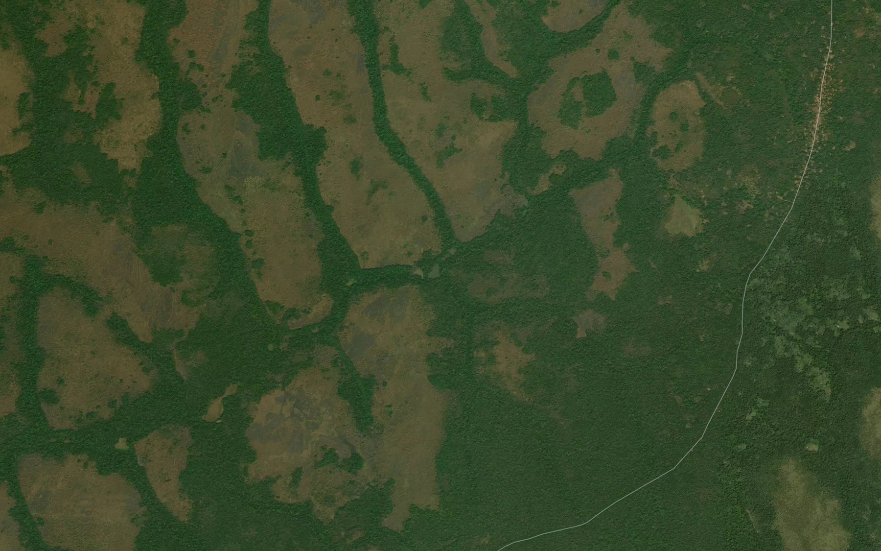 Satellite map of the Nagero