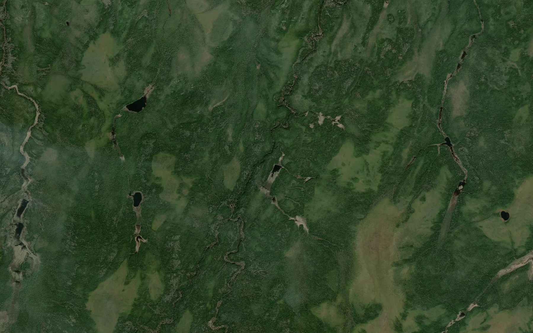 Satellite map of the Howells Creek