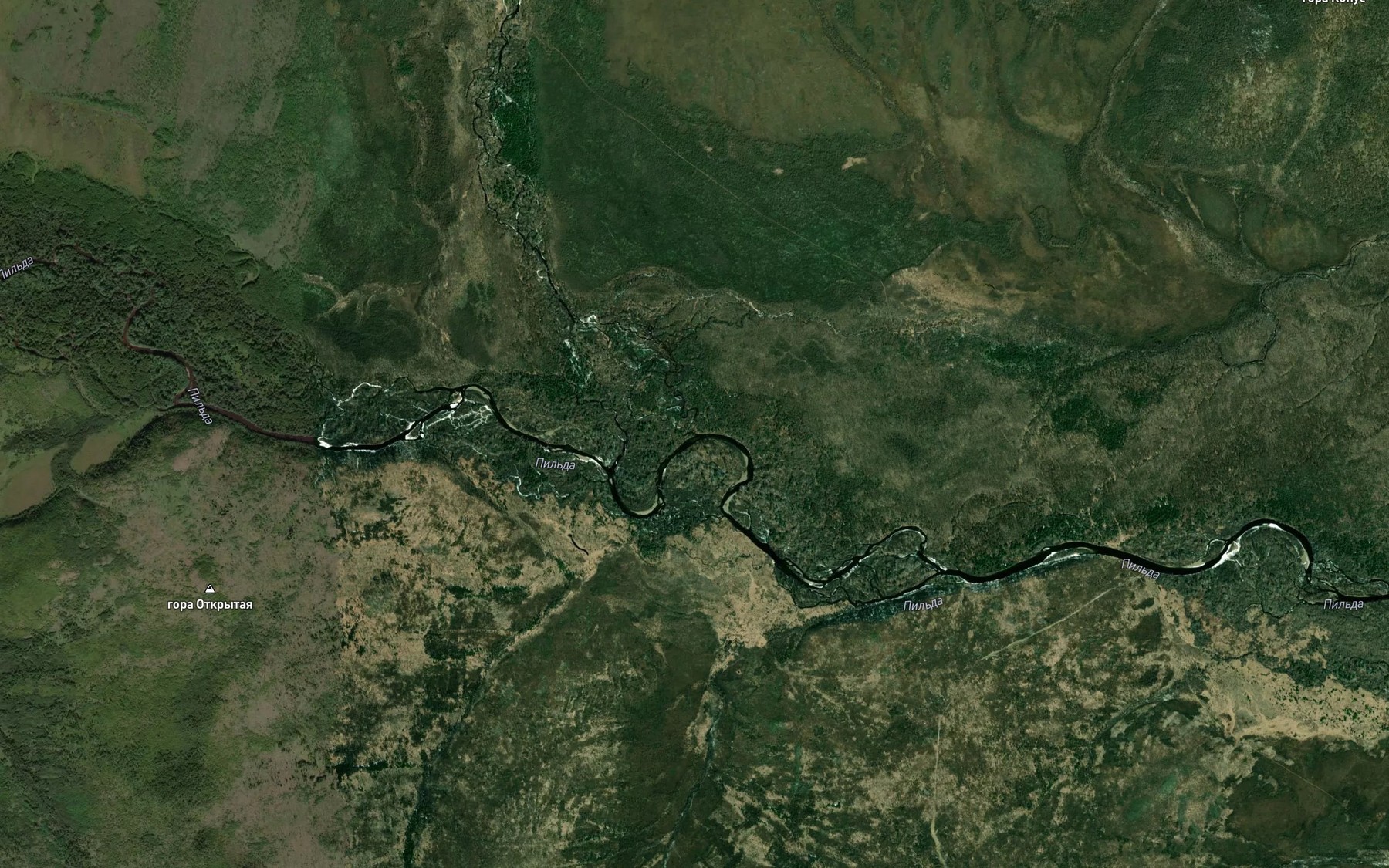 Satellite map of the Malyy Balakhoy