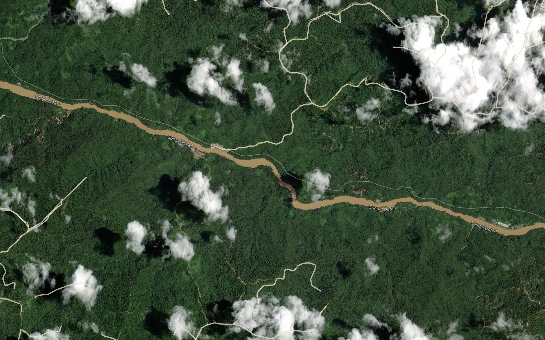 Satellite map of the Sungai Engkabang