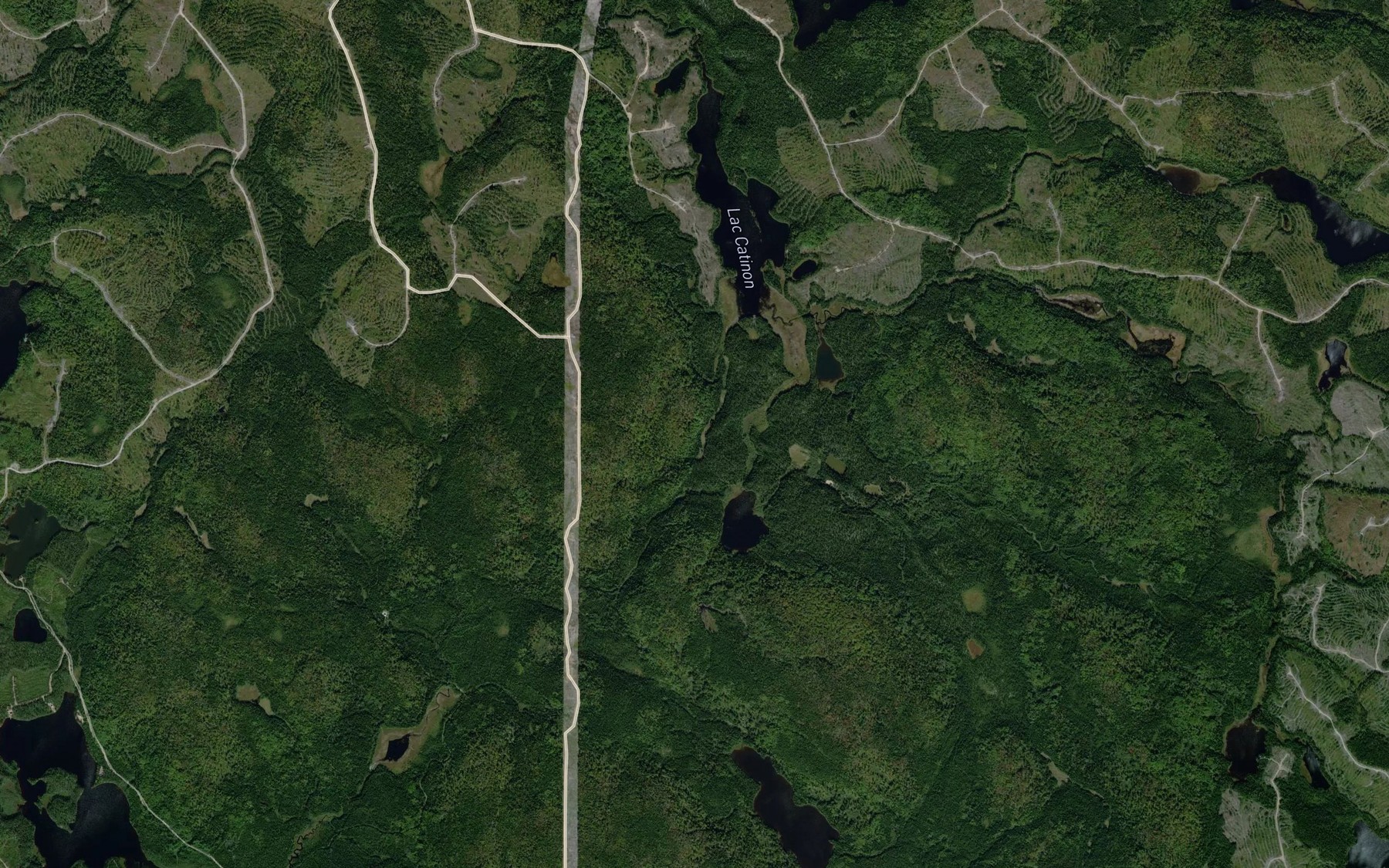 Satellite map of the Lac Fa