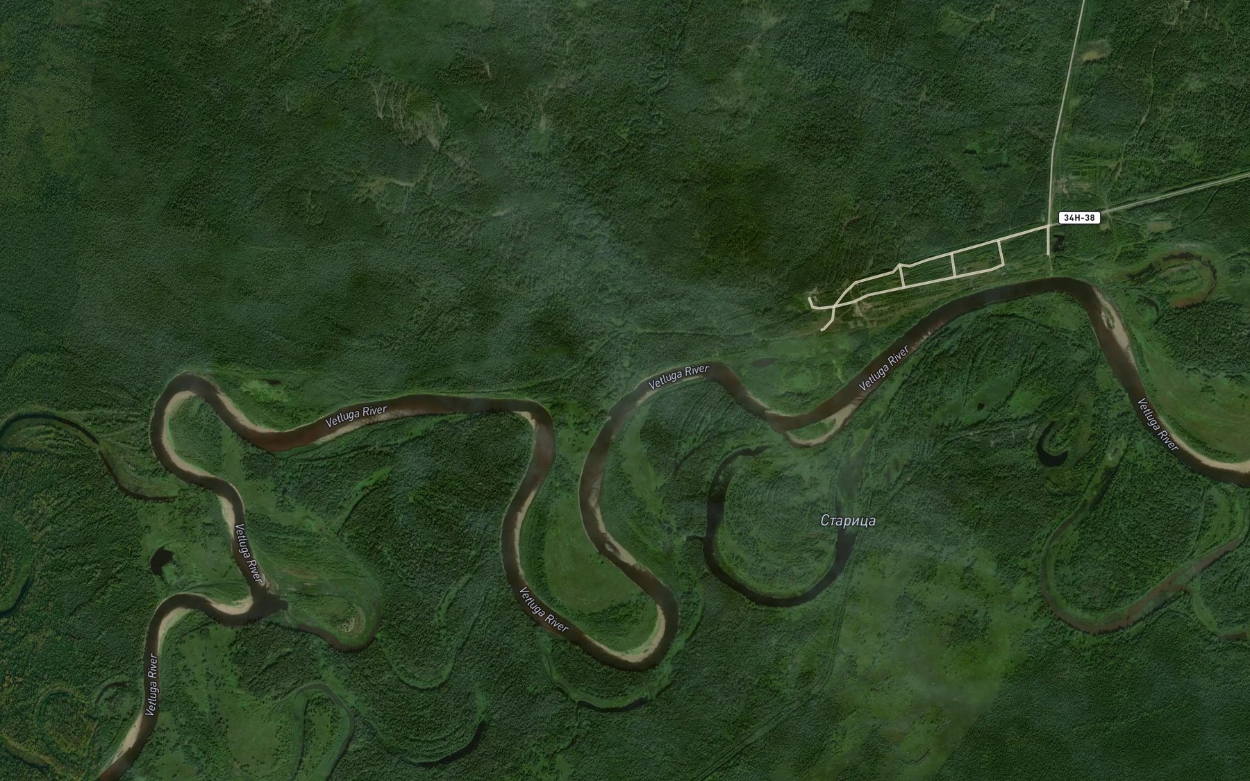 Satellite map of the Shayma