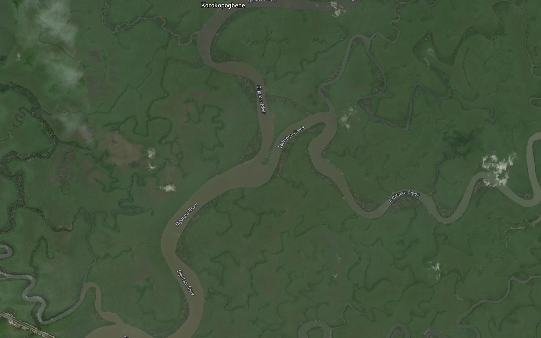 Satellite map of the Labiatoru Creek