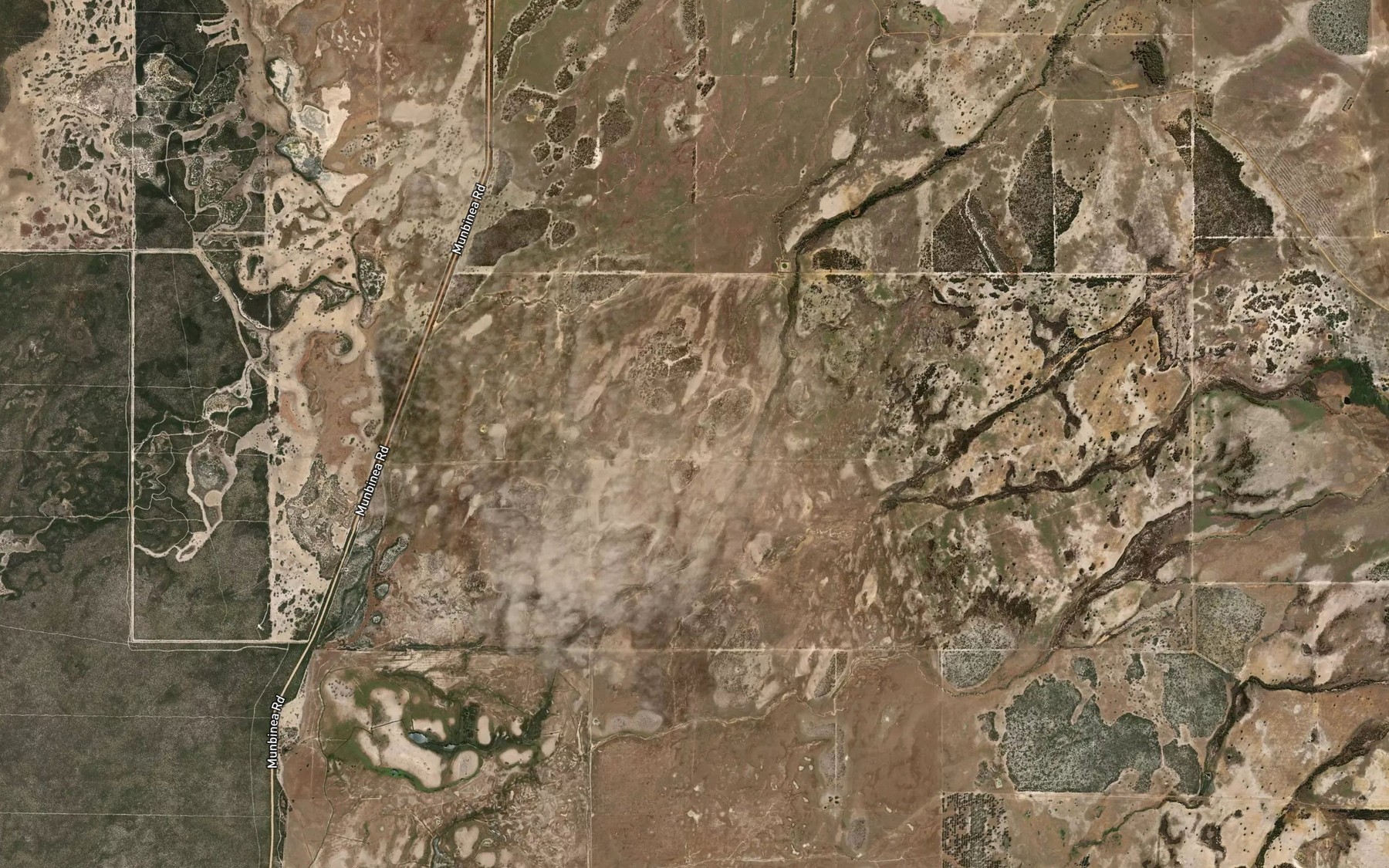 Satellite map of the Bibby Creek