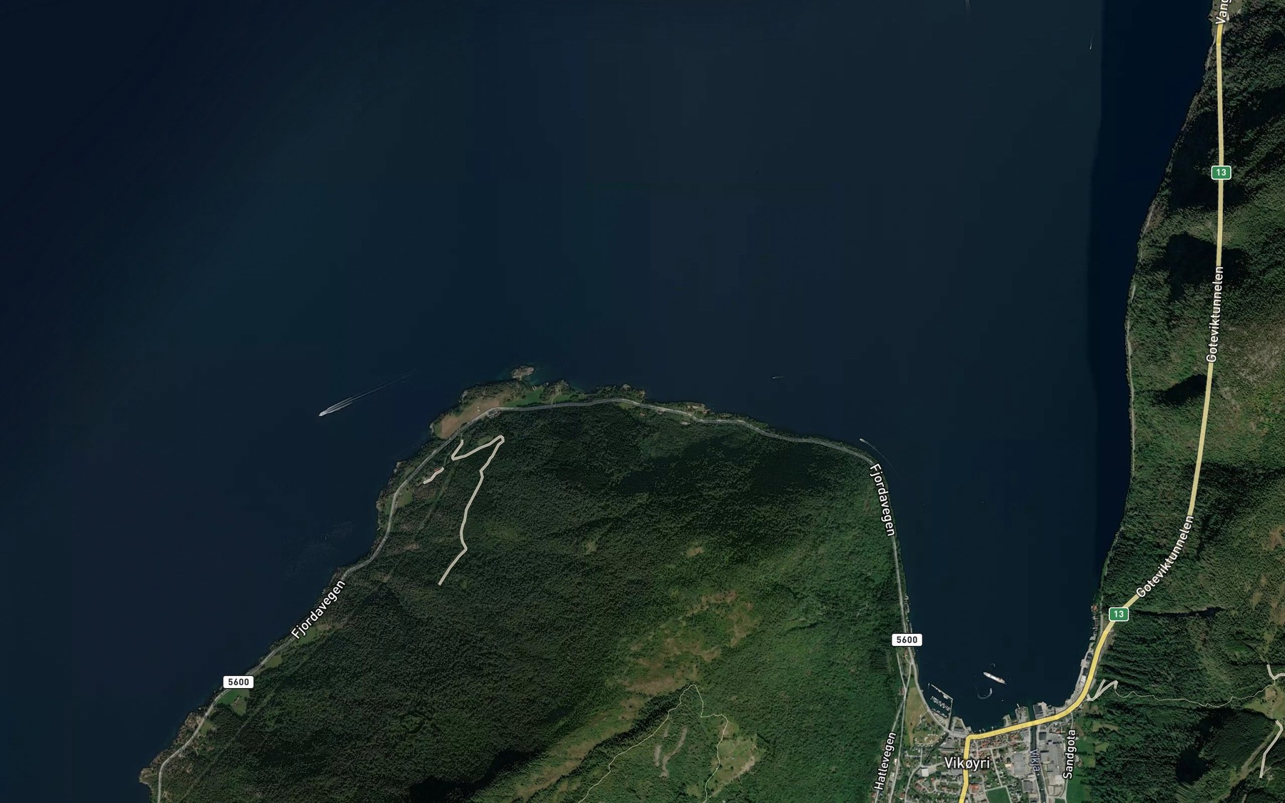 Satellite map of the Kabelviki