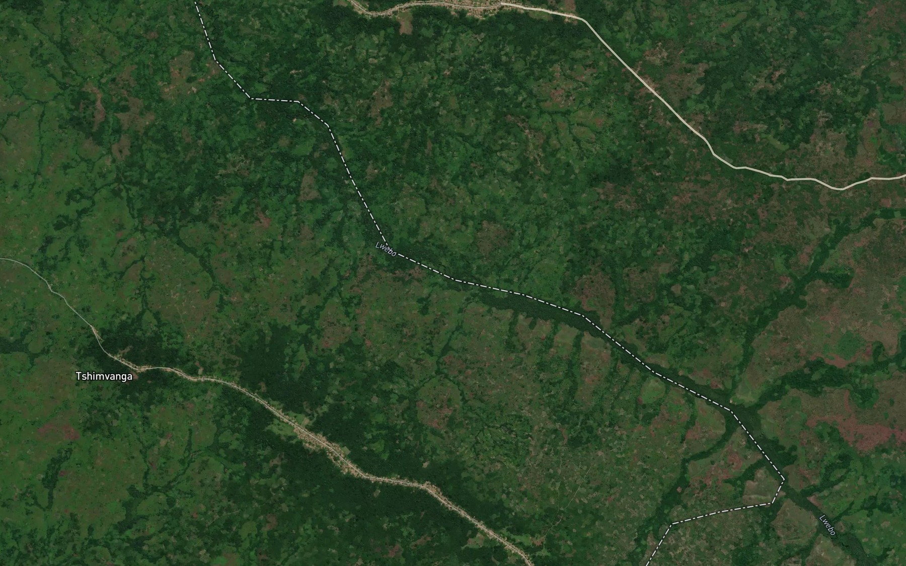 Satellite map of the Nguba