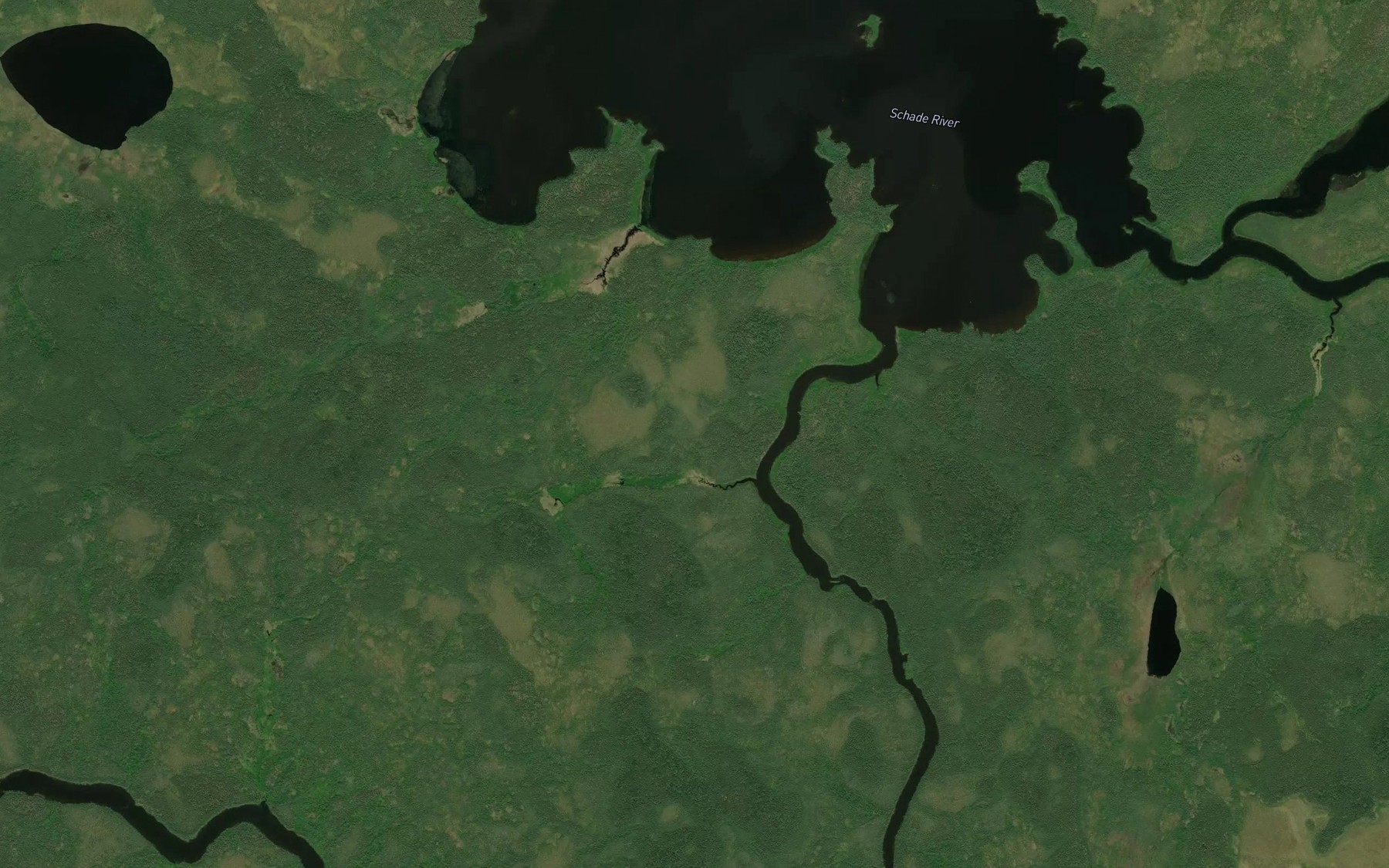Satellite map of the Munekun River