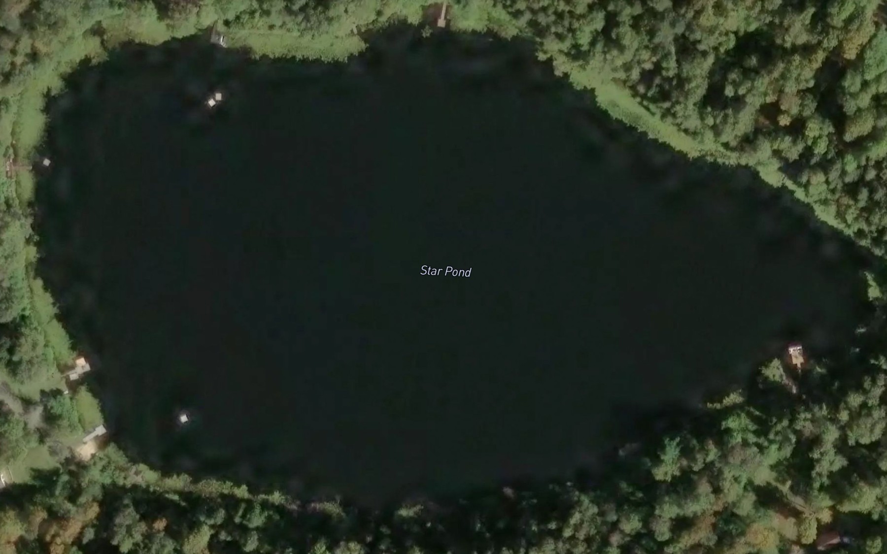 Satellite map of the Star Pond