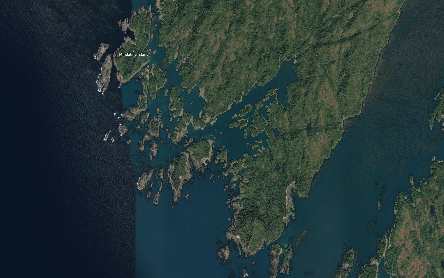 Satellite map of the Greentop Harbor