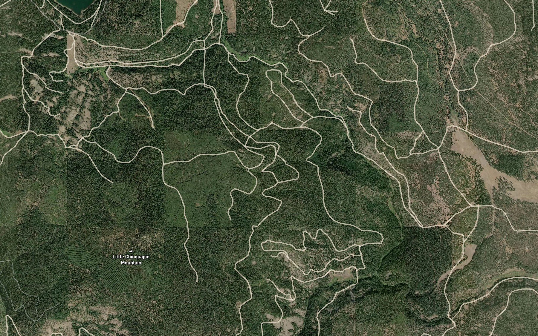 Satellite map of the Bluejay Spring