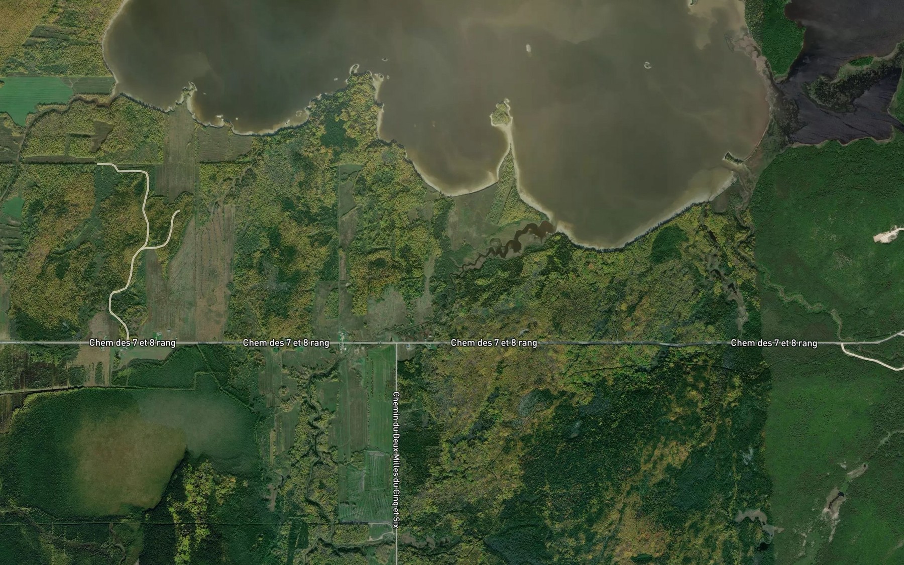 Satellite map of the Ruisseau Noir