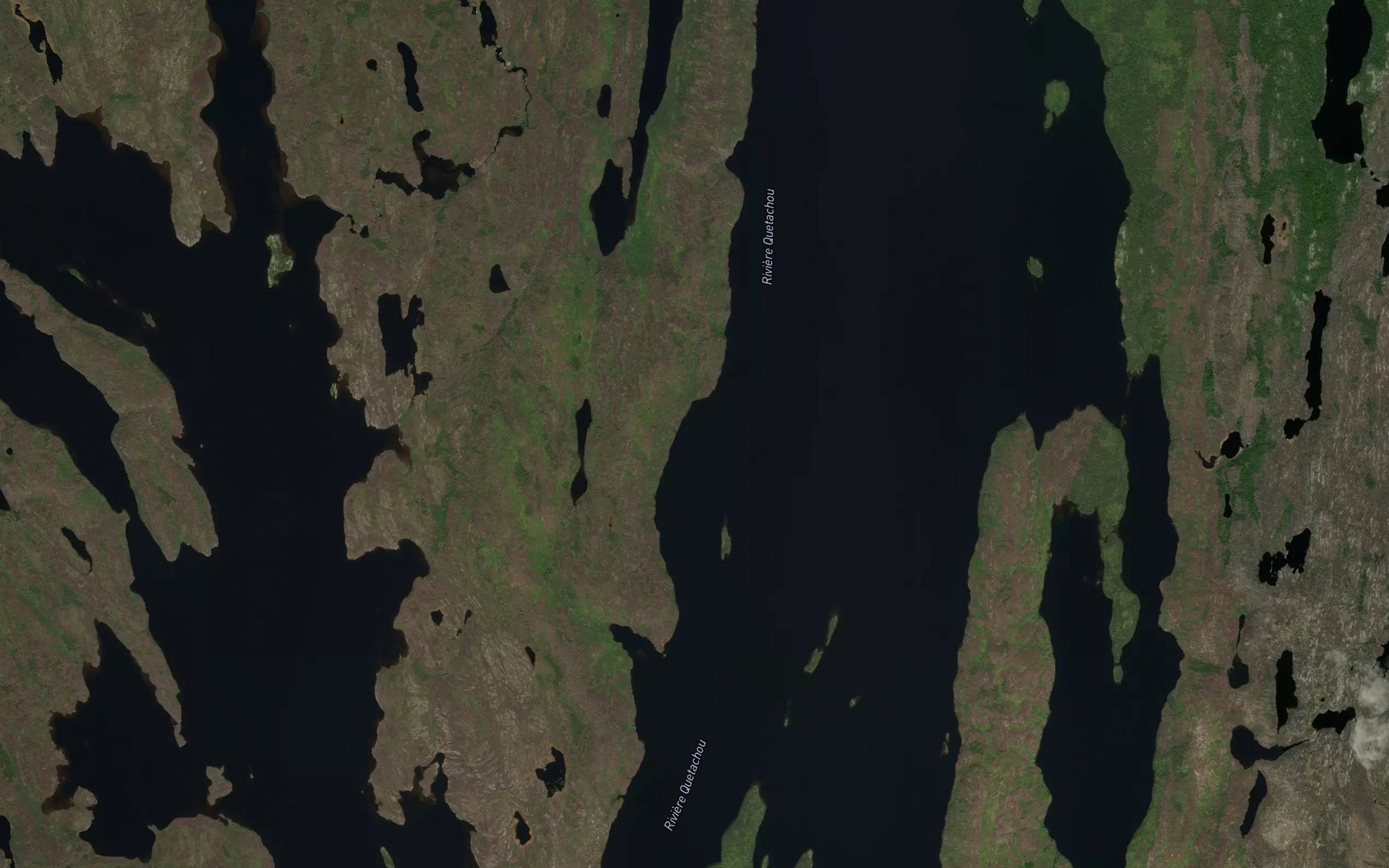 Satellite map of the Lac Beetz
