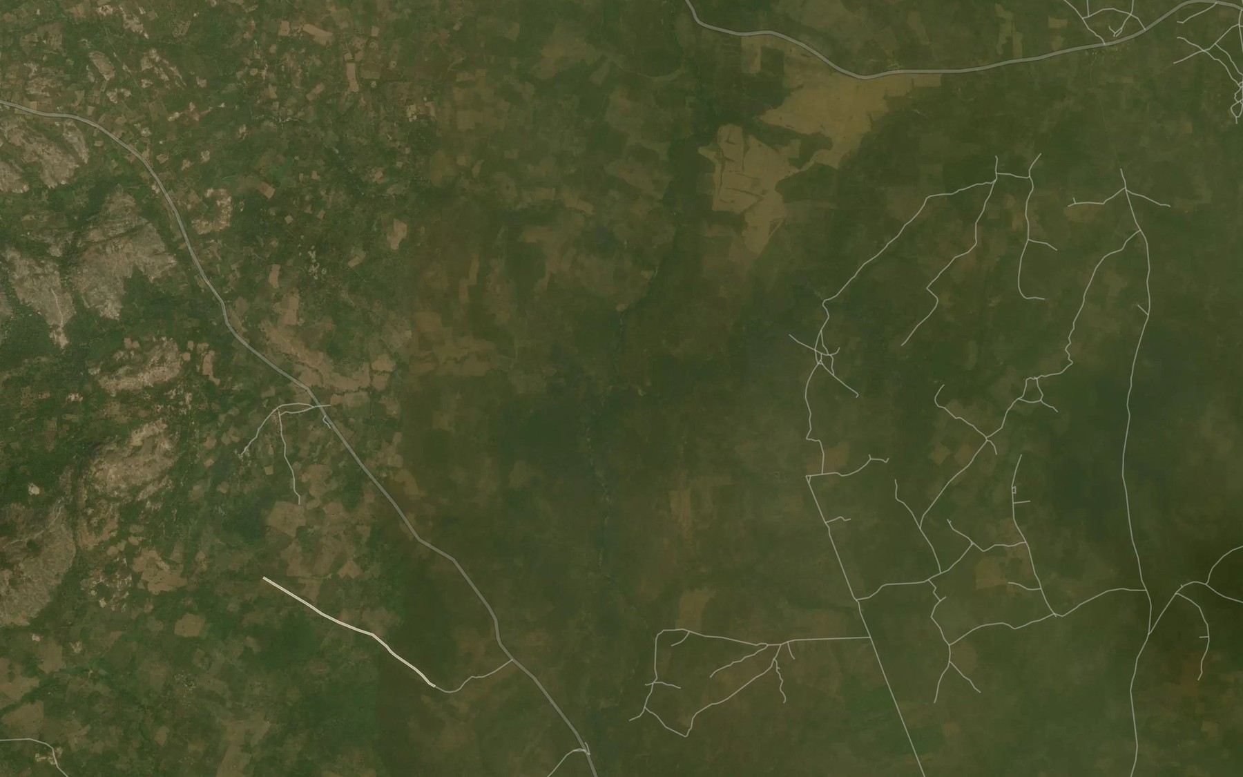 Satellite map of the River Otu