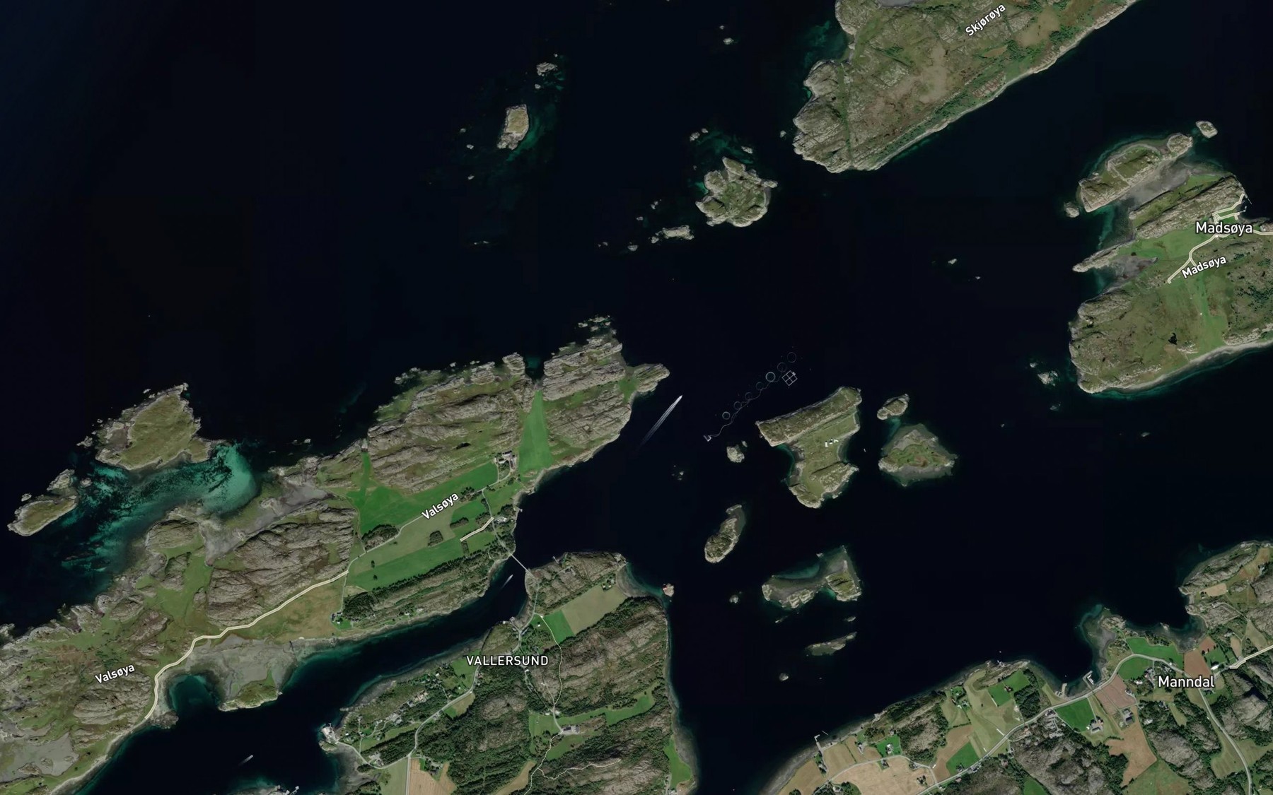 Satellite map of the Malenevika