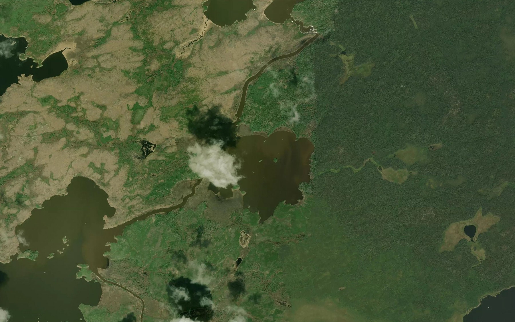 Satellite map of the Anekawasoseekak Lake