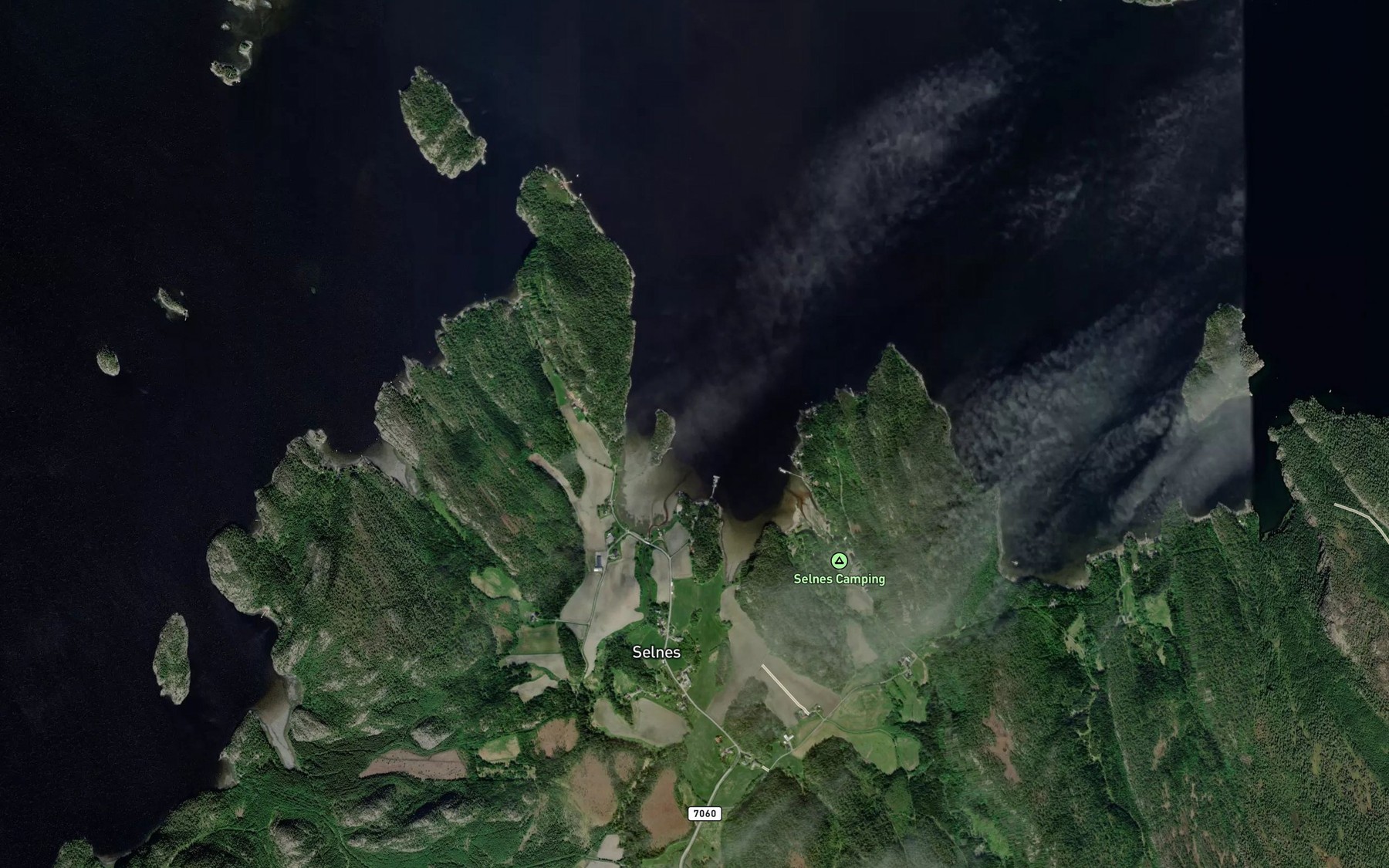 Satellite map of the Selnesvika