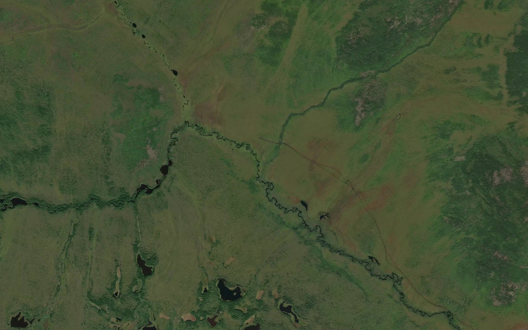 Satellite map of the Talachi