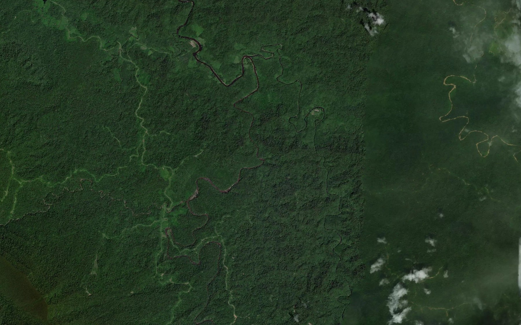 Satellite map of the Sungai Agi
