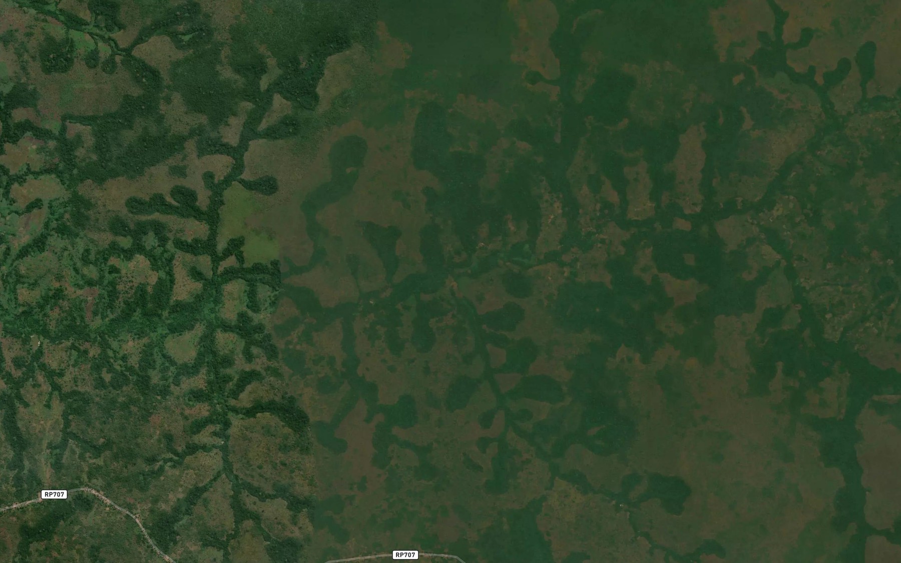 Satellite map of the Kalipakata