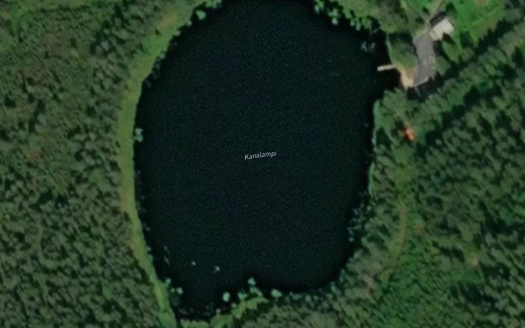 Satellite map of the Kanalampi