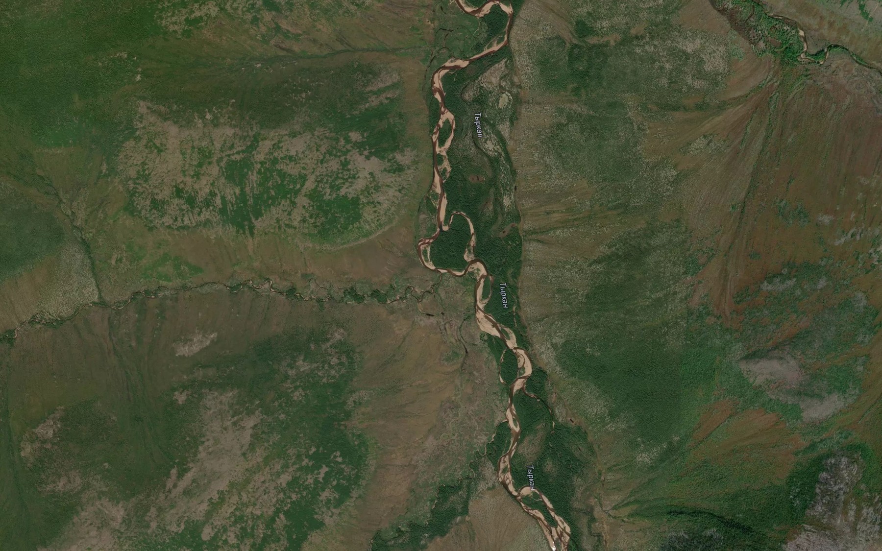 Satellite map of the Kumanda-Makit