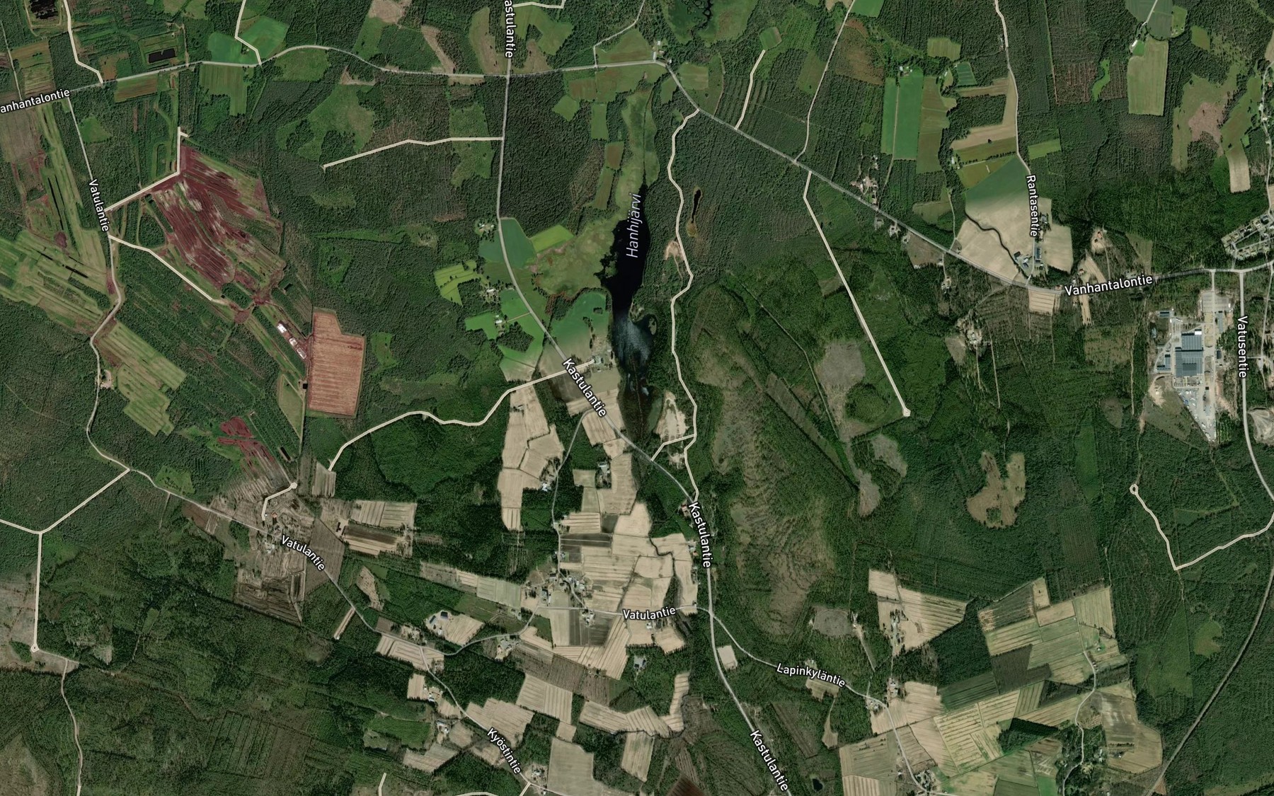 Satellite map of the Tyoluoma