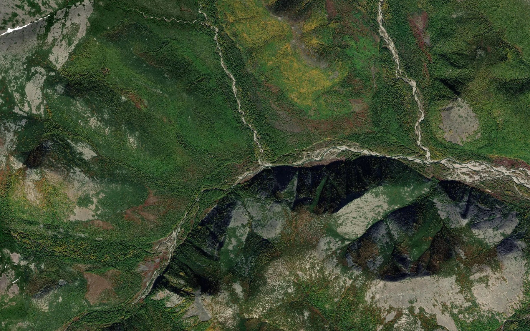 Satellite map of the Shirokiy