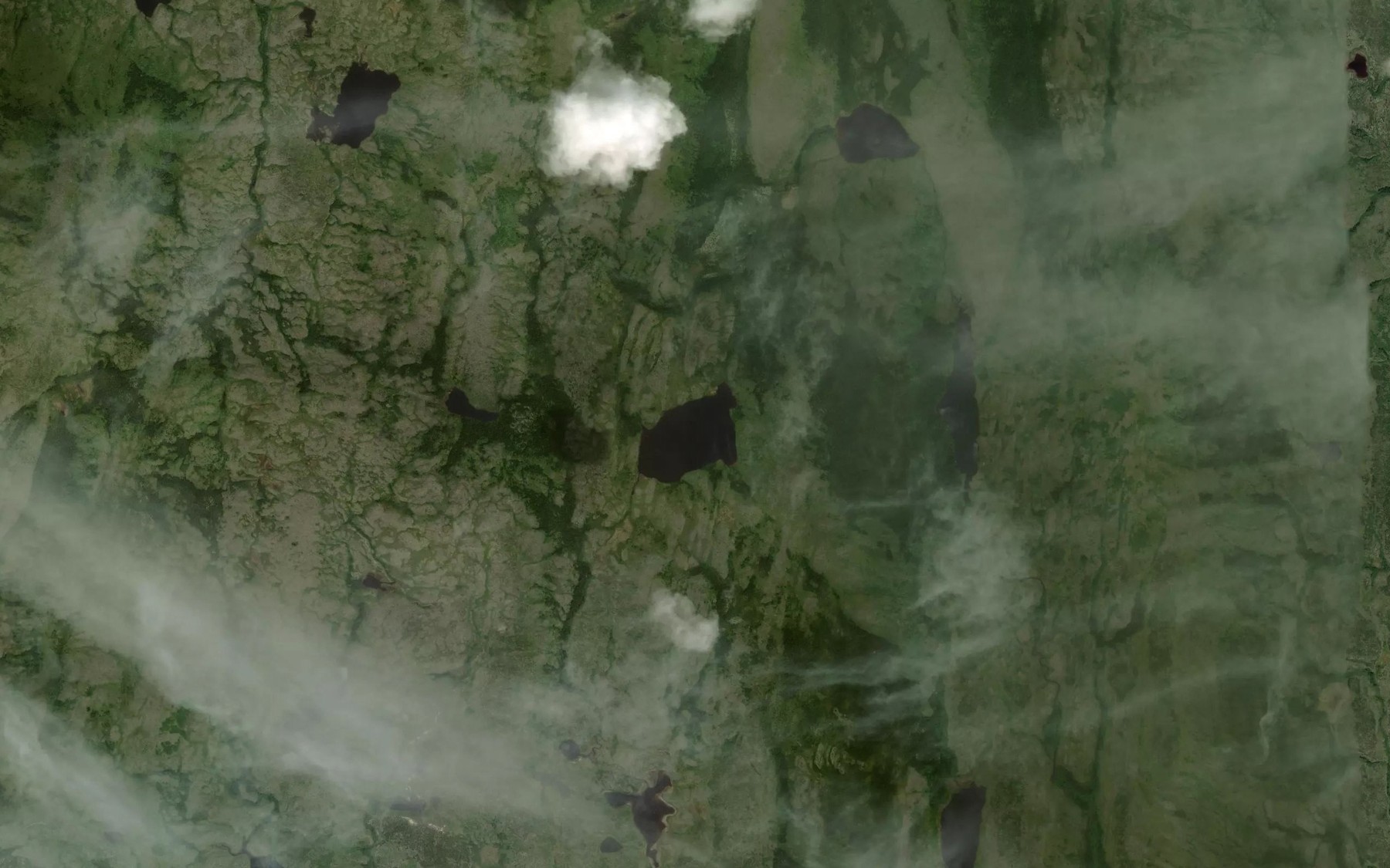 Satellite map of the Lac des Chambres