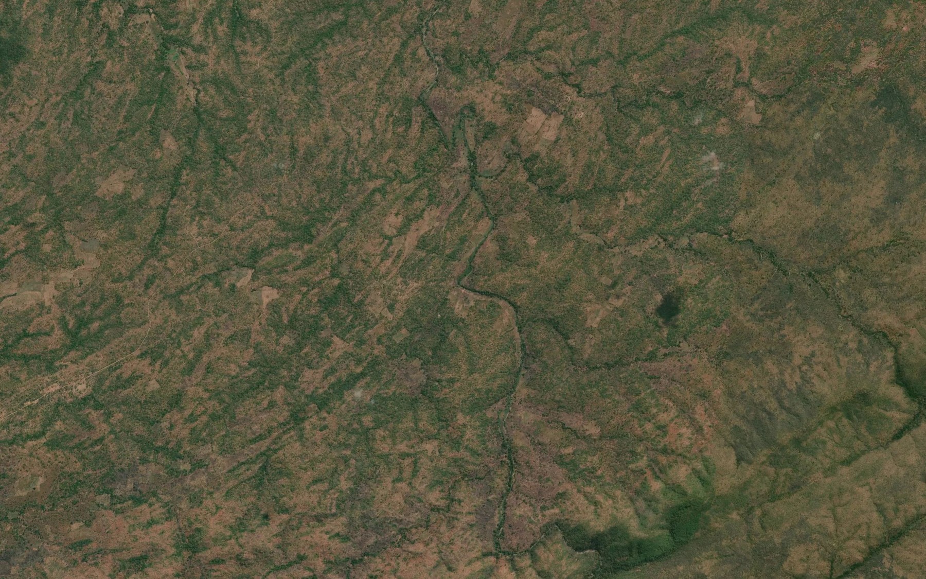 Satellite map of the Muwayi