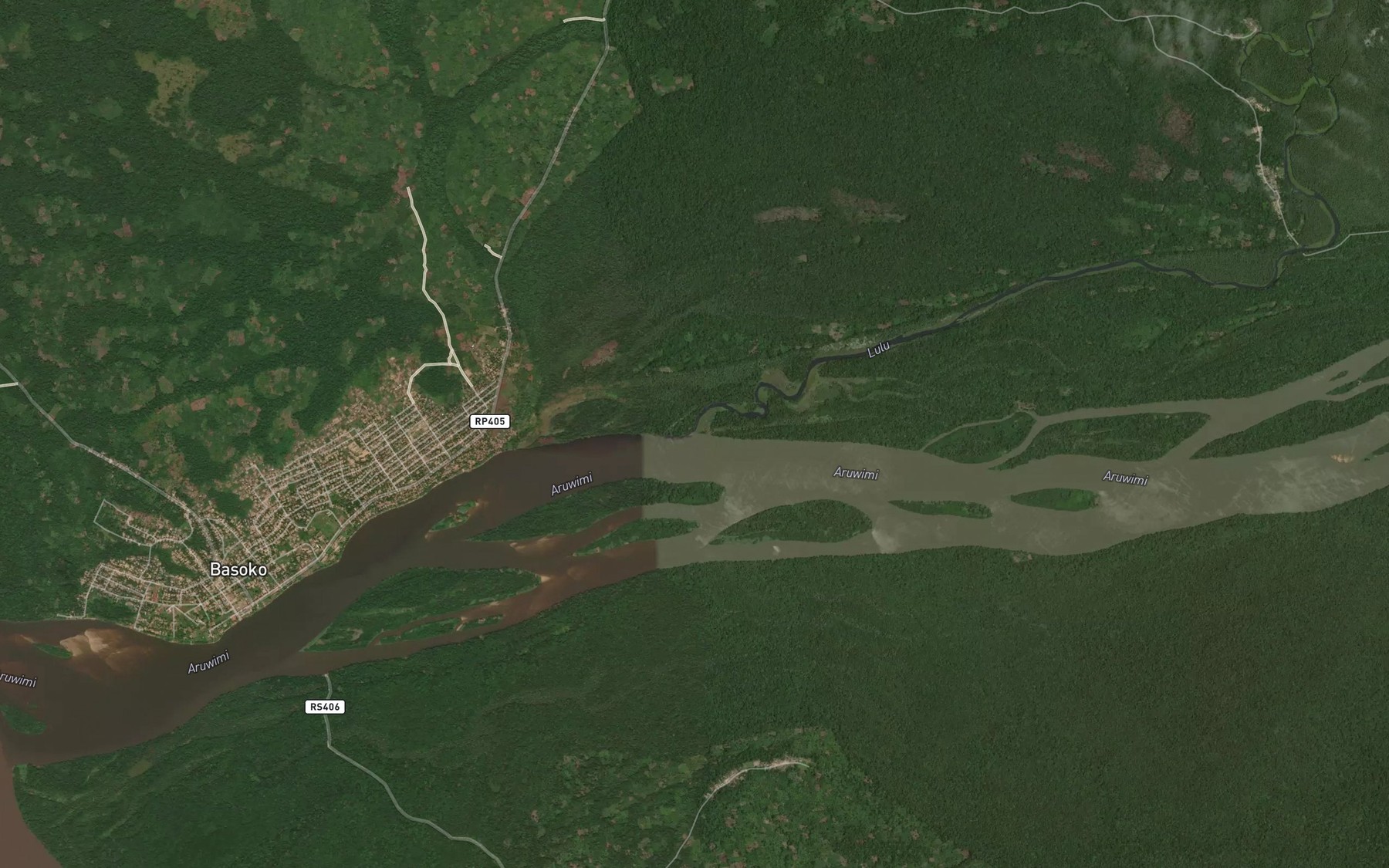 Satellite map of the Lulu