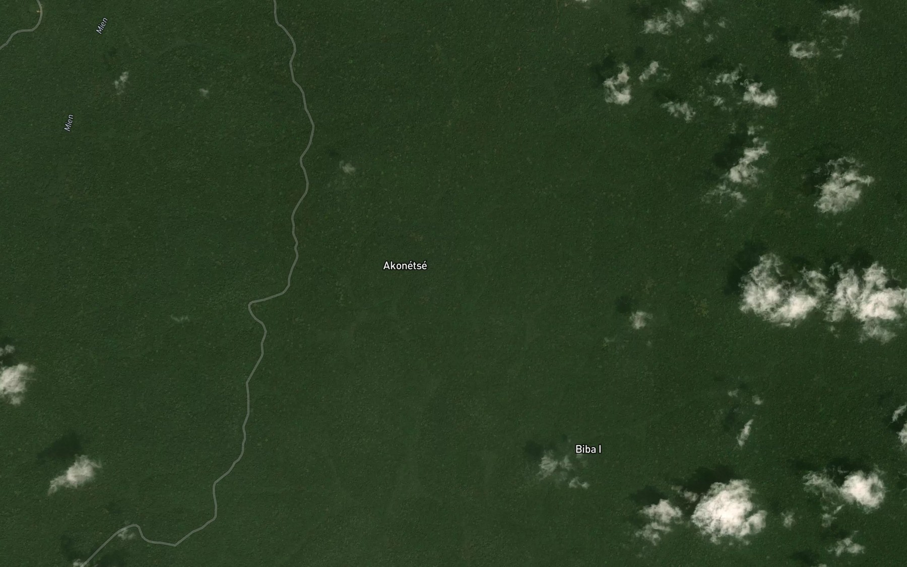Satellite map of the Pinkama