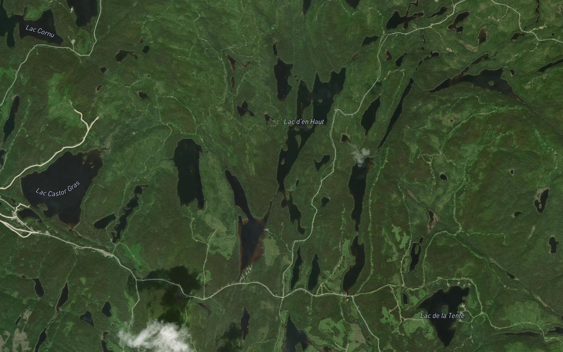 Satellite map of the Lac de la Venue