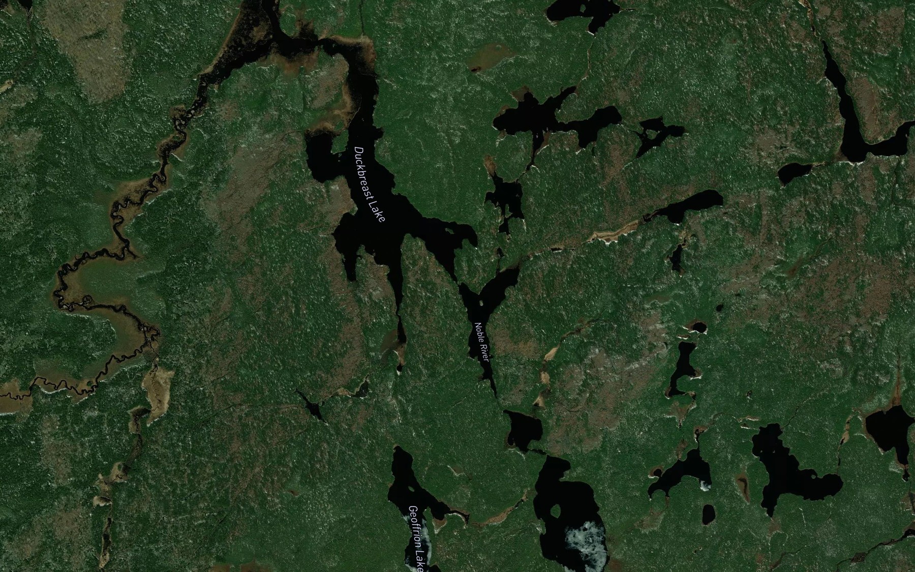 Satellite map of the The Notch