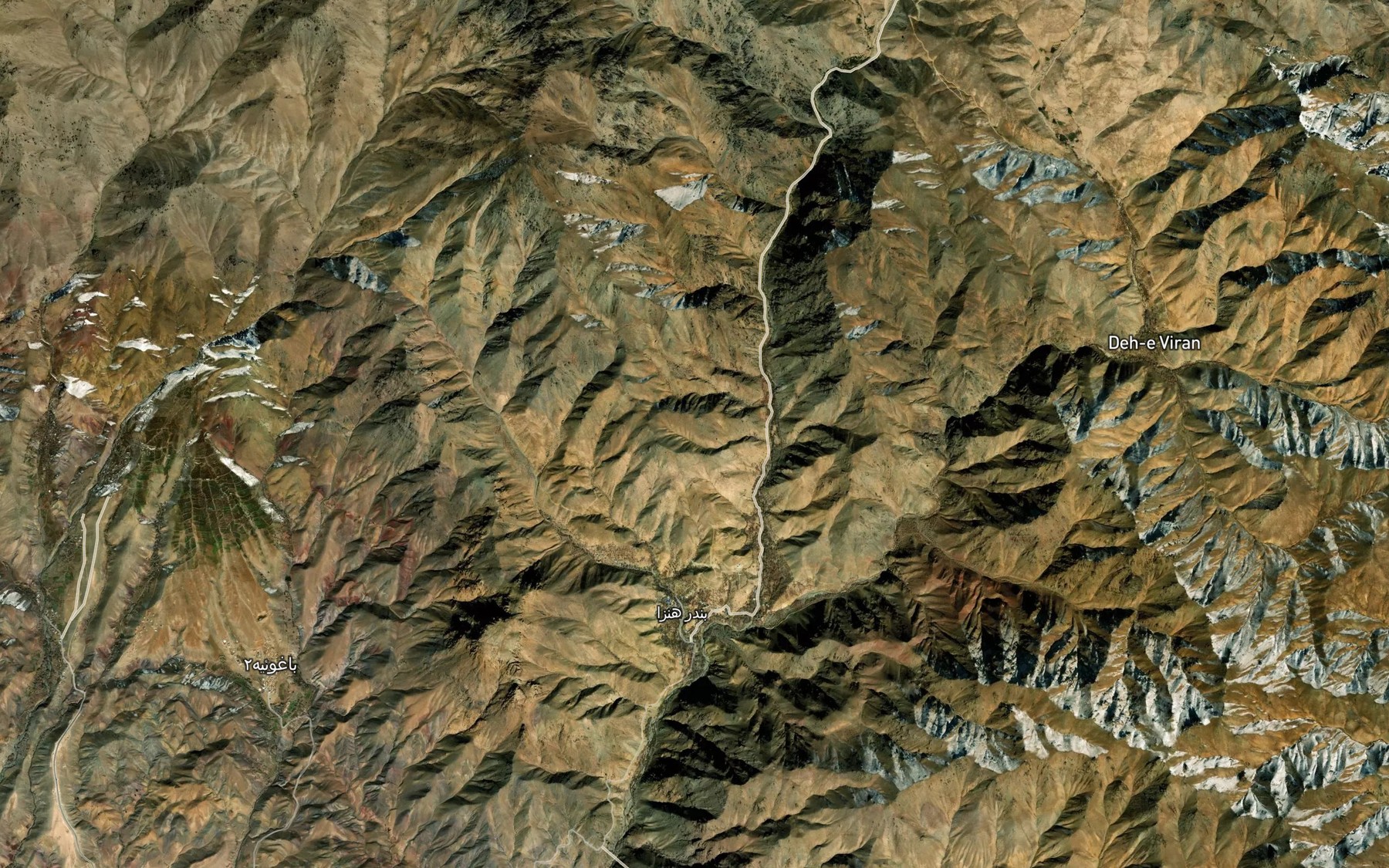 Satellite map of the Cheshmeh-ye Benu'iyeh