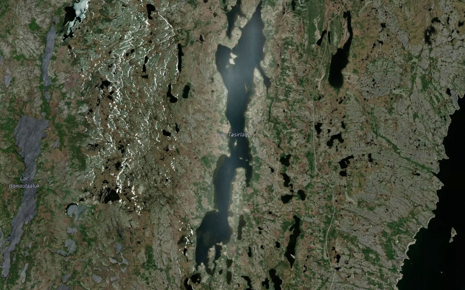 Satellite map of the Lac Tasirlaq