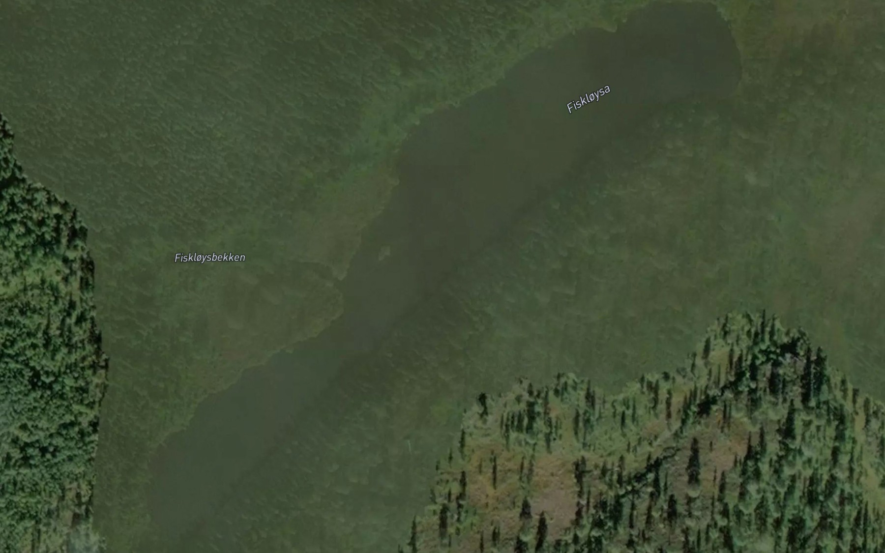 Satellite map of the Fiskloysa