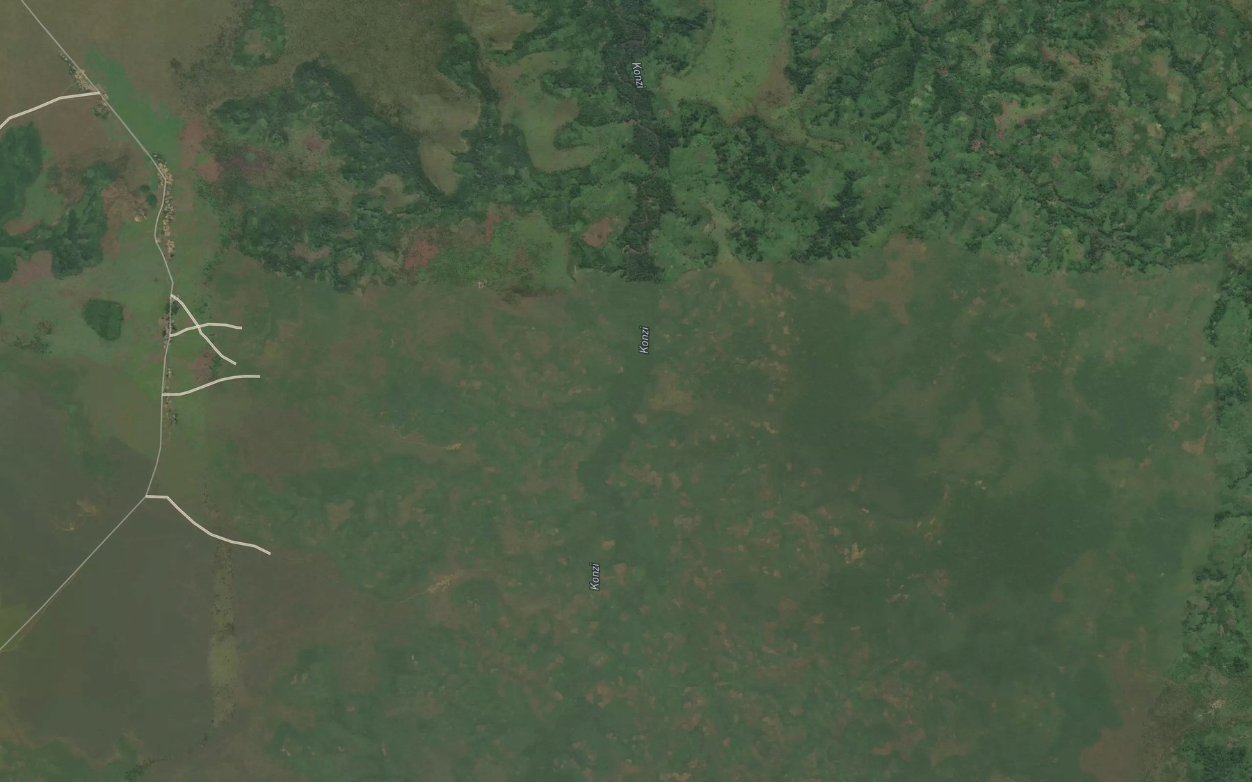 Satellite map of the Lufumu