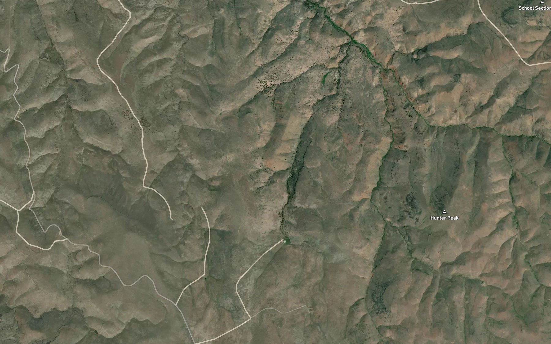 Satellite map of the Conroy Canyon Reservoir