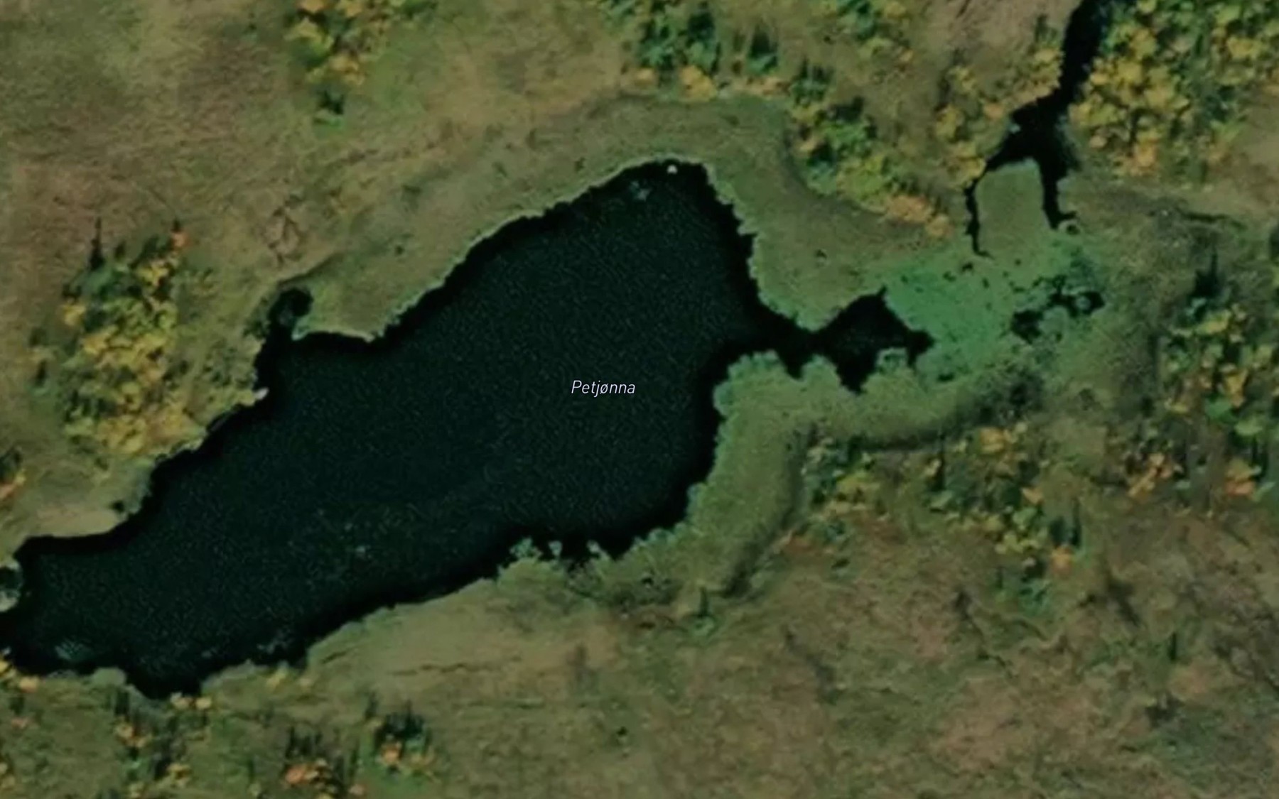 Satellite map of the Pertjorna