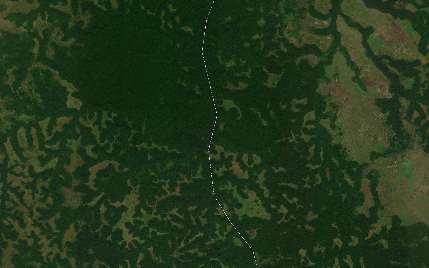Satellite map of the Kitunga